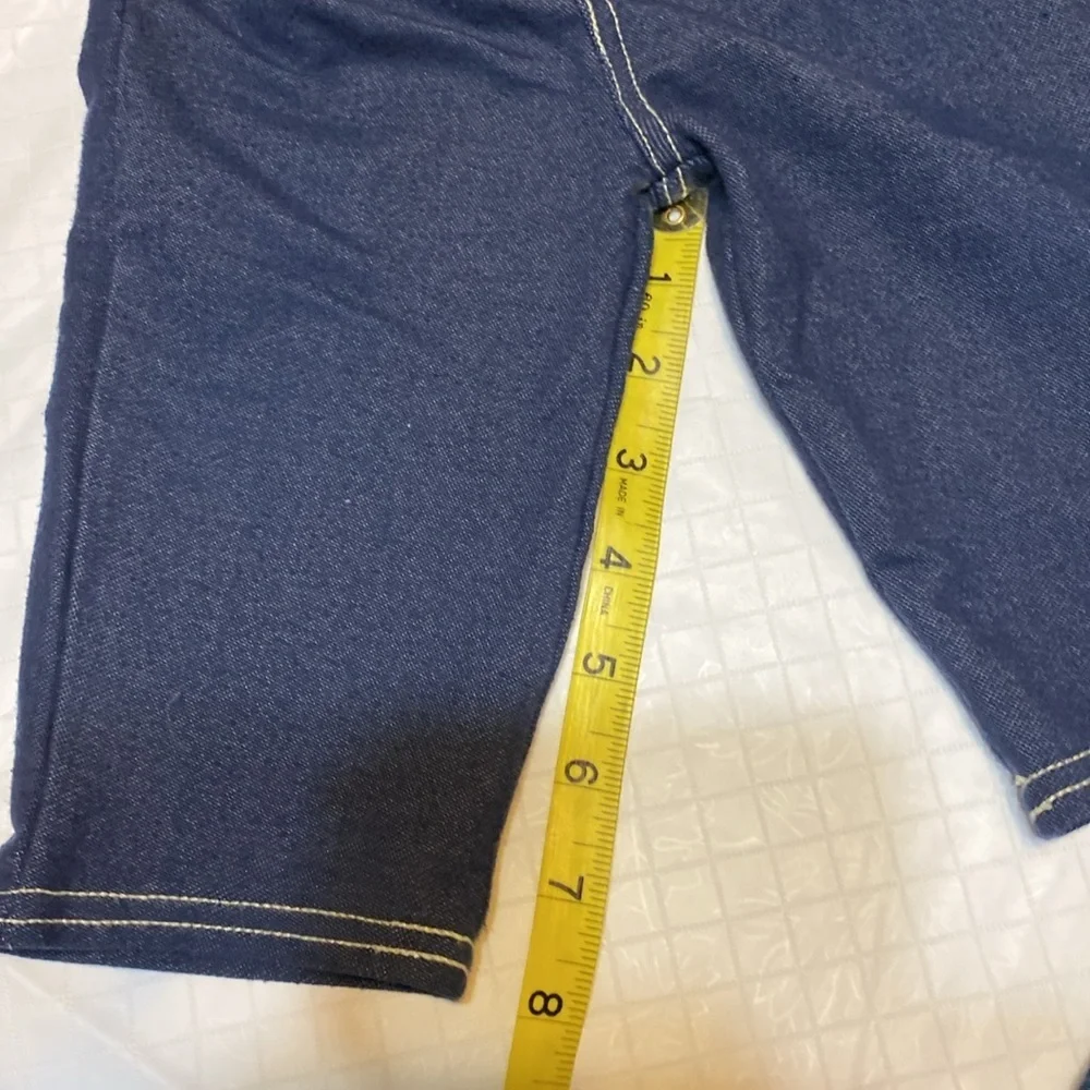 Infant blue jeans 6-9 month knit 6-12 month 100% cotton denim